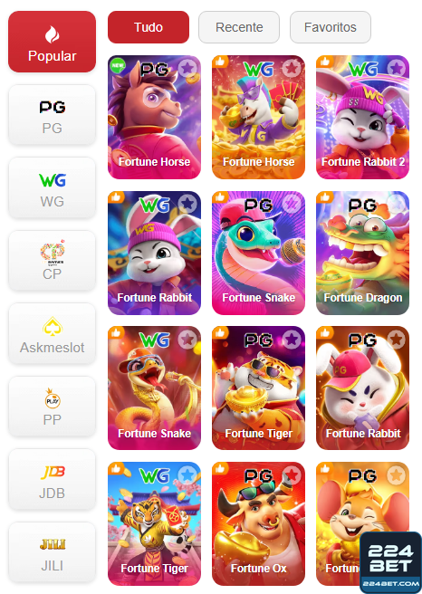 Experiência de Jogos 224bet.com